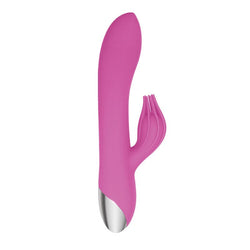 Adam & Eve Clit Tickling Rabbit - Pink 20.4 cm USB Rechargeable Rabbit Vibrator