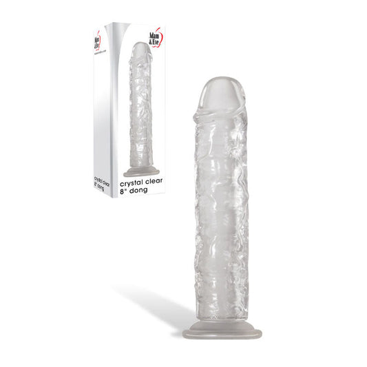 Adam & Eve Crystal 8'' Dong - 20.3 cm Dong