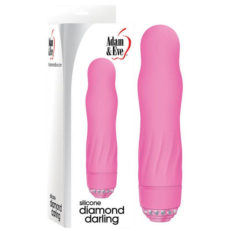 Adam & Eve Diamond Darling Pink 10.25 cm Vibrator