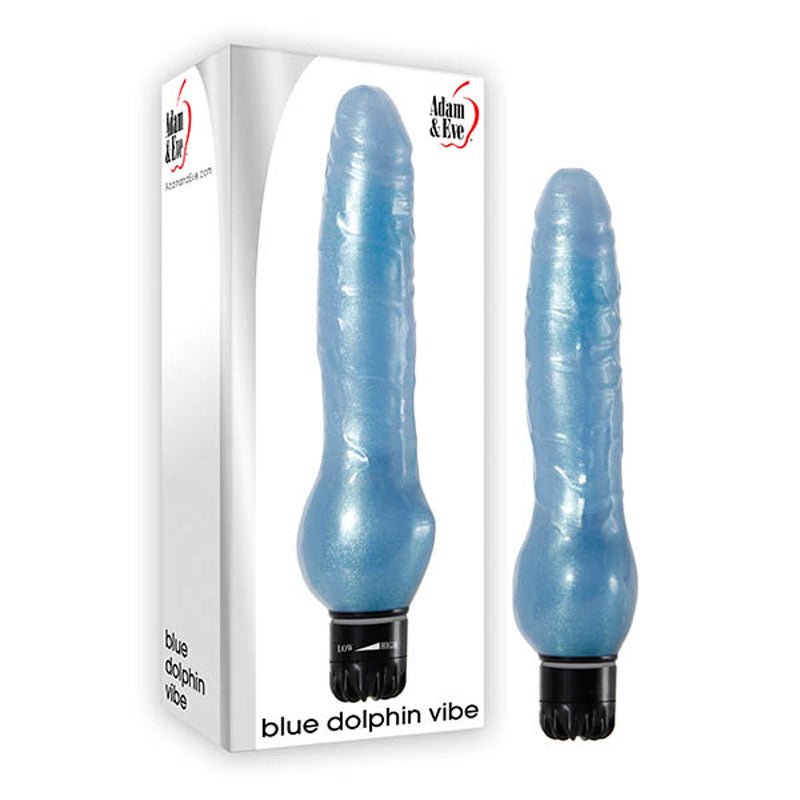 Adam & Eve Dolphin Vibe Blue 21.6 cm (8.5'') Vibrator