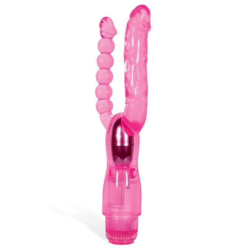 Adam & Eve Dual Pleasure Vibe Pink 12 cm (4.75