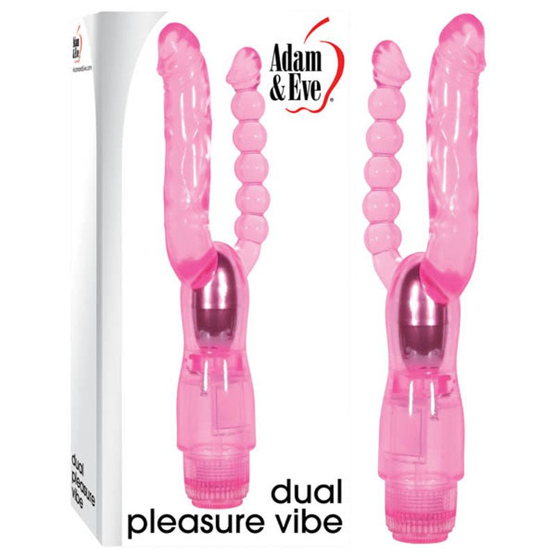 Adam & Eve Dual Pleasure Vibe Pink 12 cm (4.75