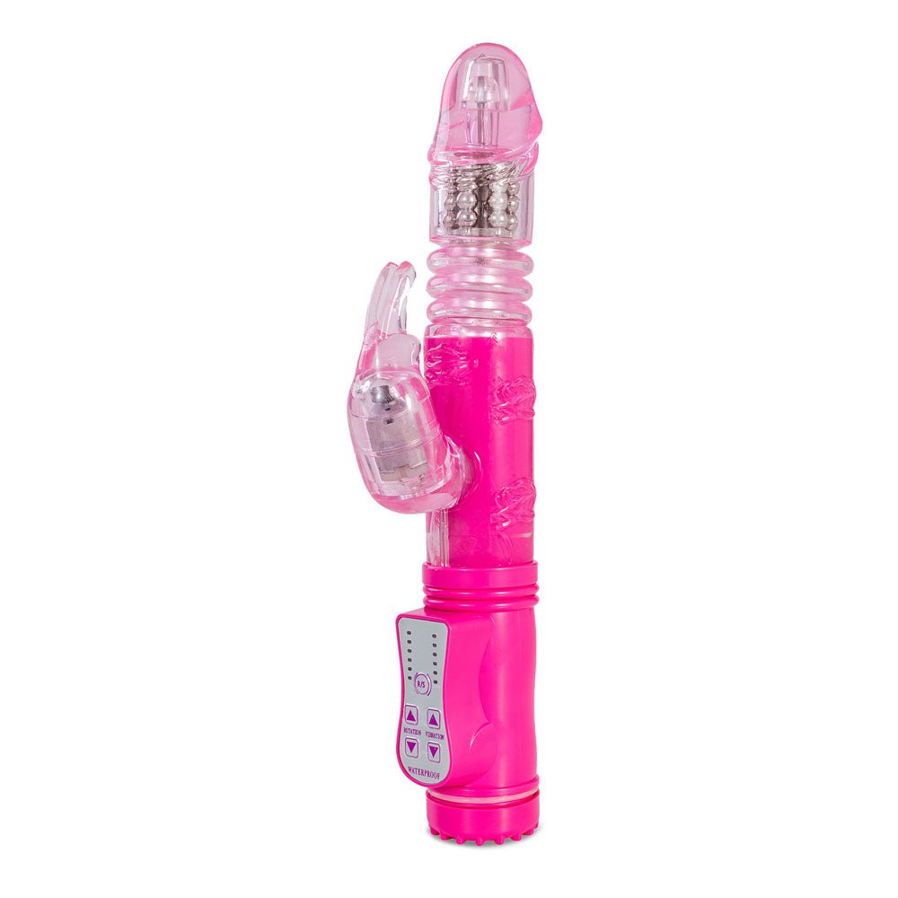 Adam & Eve Eve's First Thruster Pink 24.75 cm (9.75'') Thrusting Rabbit Vibrator