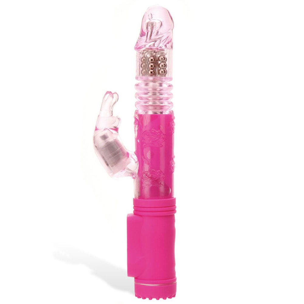 Adam & Eve Eve's First Thruster Pink 24.75 cm (9.75'') Thrusting Rabbit Vibrator