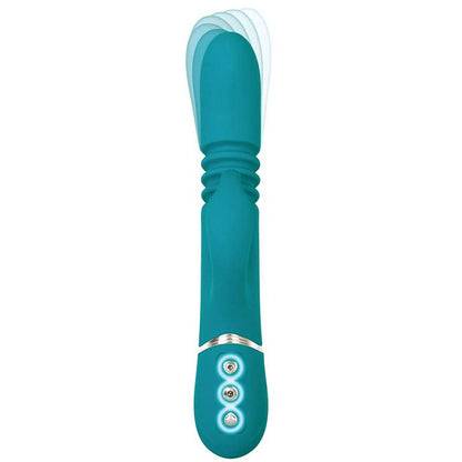 Adam & Eve Eve's Rechargeable Thrusting Rabbit Green 22.9 cm (9'') Vibrator