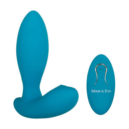 Adam & Eve G - Spot Thumper with Clit Motion Massager - Blue 11.4 cm USB Rechargeable Stimulator with Wireless Remote