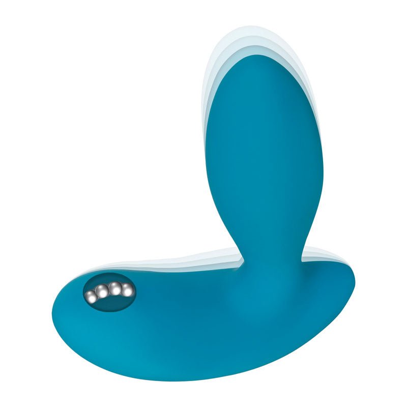 Adam & Eve G - Spot Thumper with Clit Motion Massager - Blue 11.4 cm USB Rechargeable Stimulator with Wireless Remote