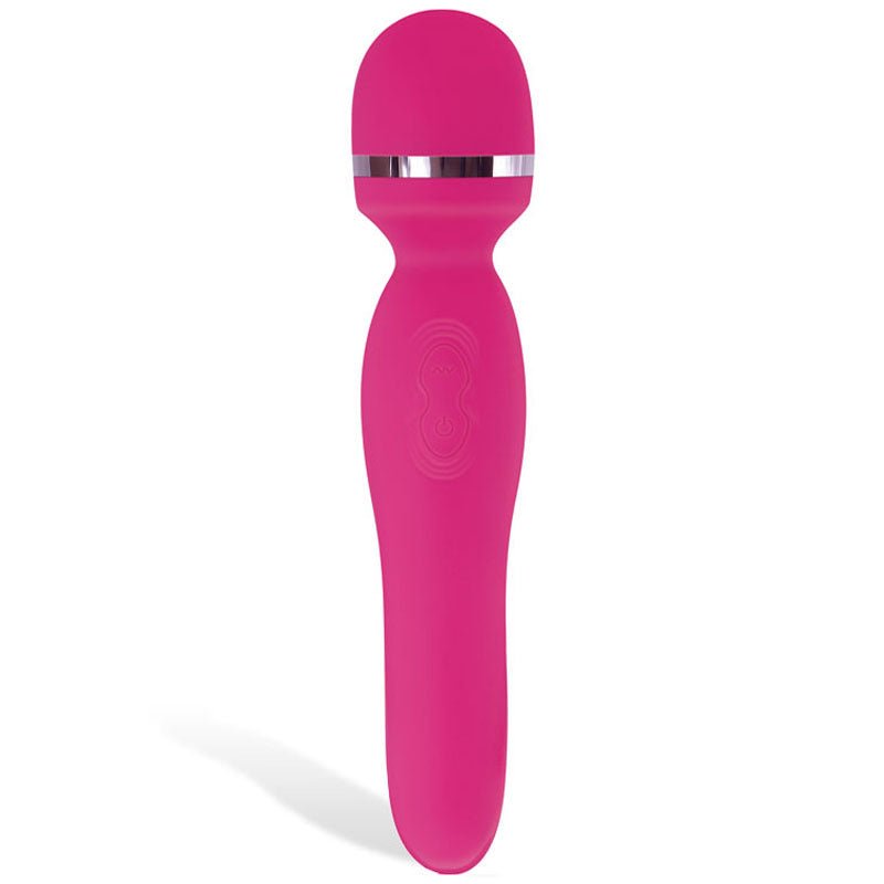 Adam & Eve Intimate Curves Rechargeable Massage Wand Pink 19.7 cm (7.75'')