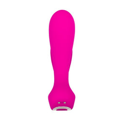 Adam & Eve Rechargeable Dual Entry Vibe Pink USB Rechargeable Vibrator with Remote Control