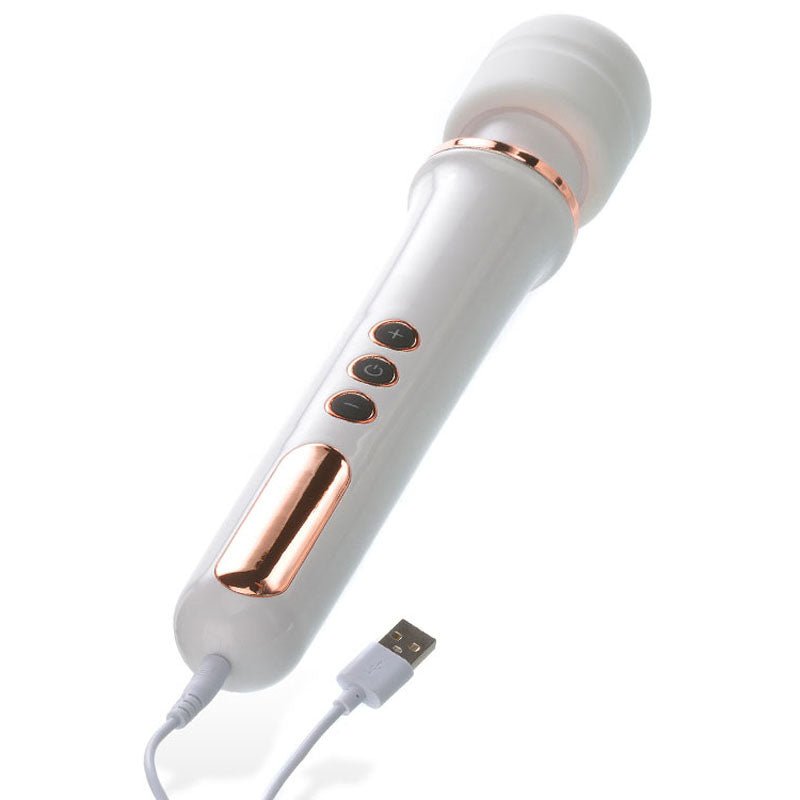 Adam & Eve Rechargeable Magic Massager Rose Gold/White 33 cm Wand