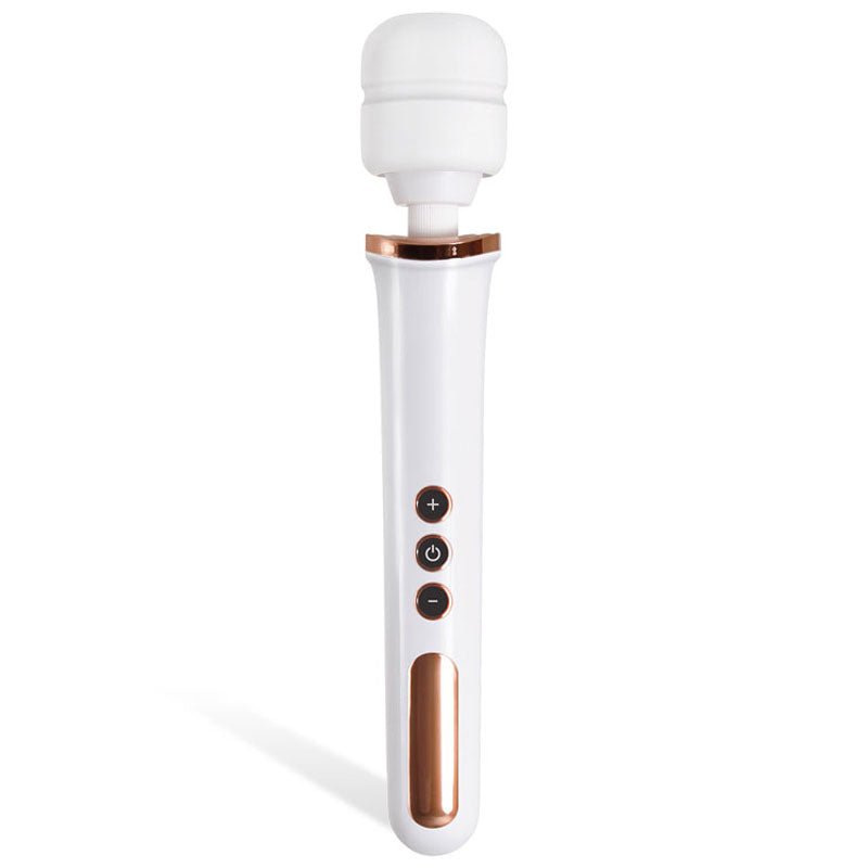 Adam & Eve Rechargeable Magic Massager Rose Gold/White 33 cm Wand