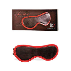 Adam & Eve Scarlet Couture Blindfold Black/Red Blindfold