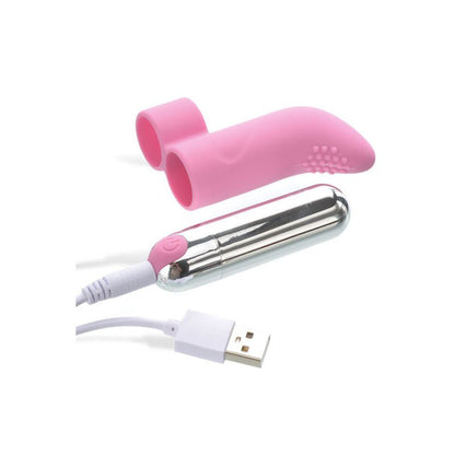 Adam & Eve Silicone Rechargeable Finger Vibe - USB Rechargeable Finger Stimulator