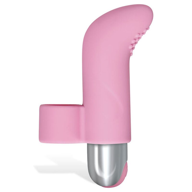 Adam & Eve Silicone Rechargeable Finger Vibe - USB Rechargeable Finger Stimulator