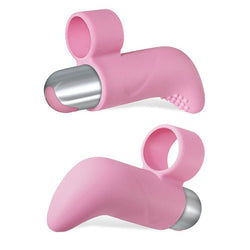 Adam & Eve Silicone Rechargeable Finger Vibe - USB Rechargeable Finger Stimulator