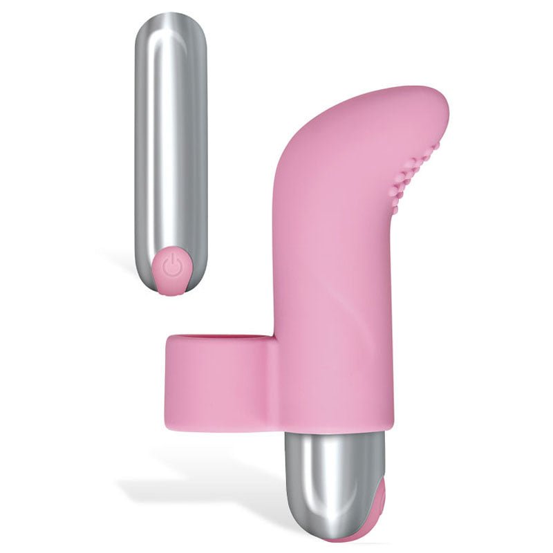 Adam & Eve Silicone Rechargeable Finger Vibe - USB Rechargeable Finger Stimulator