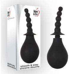 Adam & Eve Smooth & Easy Silicone Douche Black