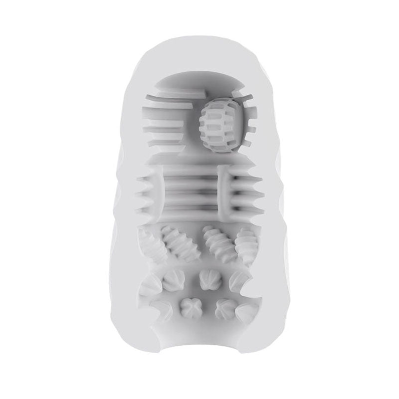 Adam & Eve Stroke & Go White Stroker Sleeve with Storage Case