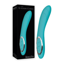 Adam & Eve The G - Gasm Curve Aqua 21 cm (8.25'') USB Rechargeable Vibrator