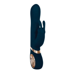 Adam & Eve Twirling Rabbit Vibrator - Blue 22.9 cm USB Rechargeable Rabbit Vibrator