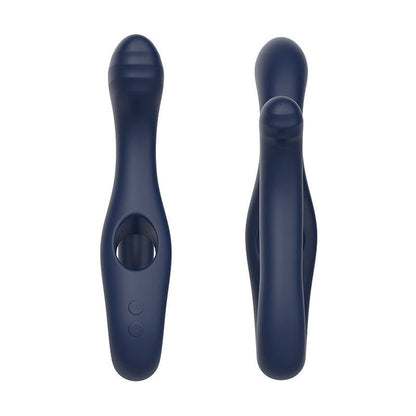 Adam & Eve TWISTED TEMPTATIONS Bendable Vibe - Navy 22.4 cm USB Rechargeable Bendable Dual Vibrator