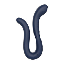 Adam & Eve TWISTED TEMPTATIONS Bendable Vibe - Navy 22.4 cm USB Rechargeable Bendable Dual Vibrator