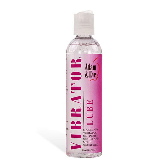 Adam & Eve Vibrator Water Based Lubricant - 237 ml Bottle