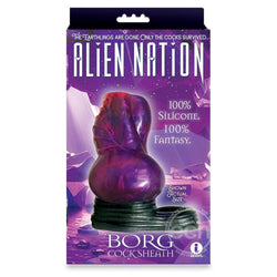 Alien Nation - Borg Purple/Black 11.5 cm Penis Sheath