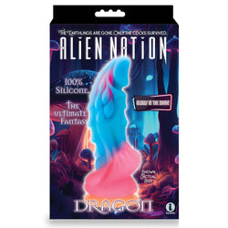 Alien Nation Glow Dragon Glow in Dark Rainbow 22.9 cm Fantasy Dong