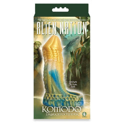 Alien Nation - Komodo Blue/Gold 16.5 cm Penis Extender Fantasy Sleeve