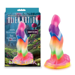 Alien Nation Lick Of The Lair Glow in Dark Rainbow 17.8 cm Fantasy Dong