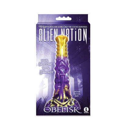 Alien Nation - Obelisk Purple/Gold 22.2 cm Fantasy Dong