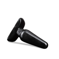 Anal Adventures Basic Anal Plug - Medium Black 12 cm Butt Plug