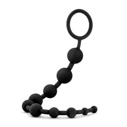 Anal Adventures Platinum 10 Anal Beads Black 31.7 cm Anal Beads