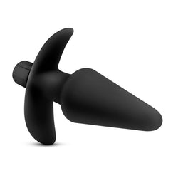 Anal Adventures Platinum Vibrating Butt Plug Black 12.7 cm (5'')