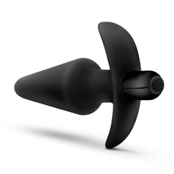 Anal Adventures Platinum Vibrating Butt Plug Black 12.7 cm (5'')