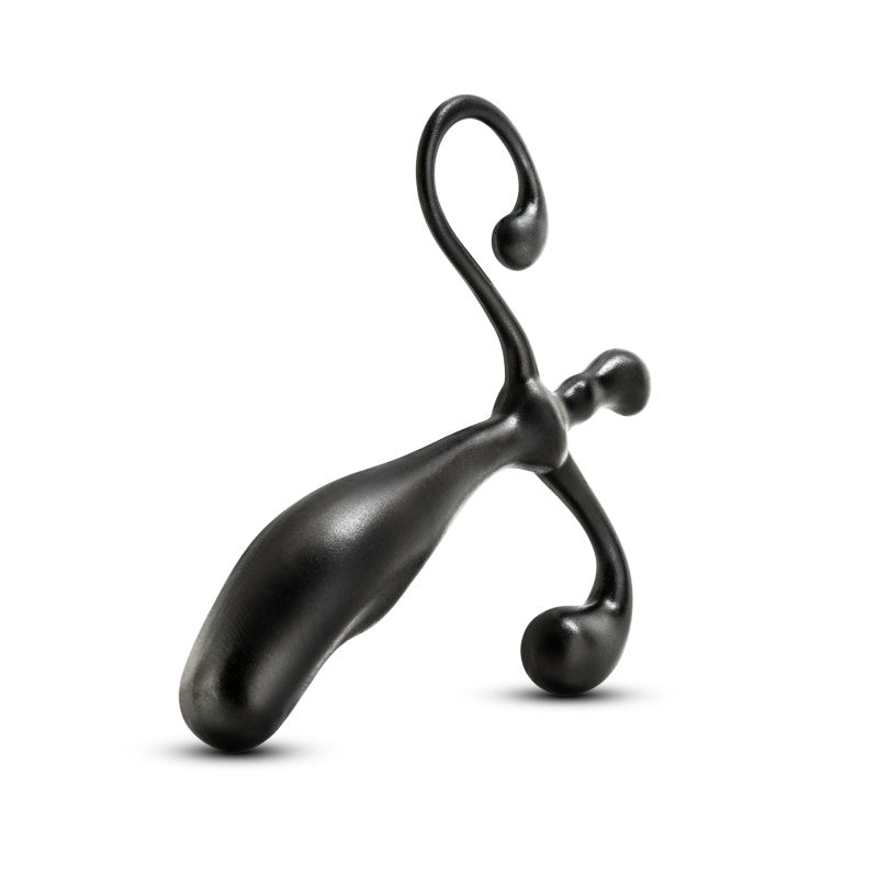 Anal Adventures Prostate Stimulator Black 12.7 cm Prostate Massager