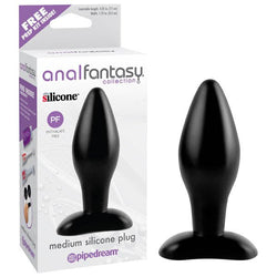 Anal Fantasy Collection Medium Silicone Plug - 11 cm (4.25'') Butt Plug