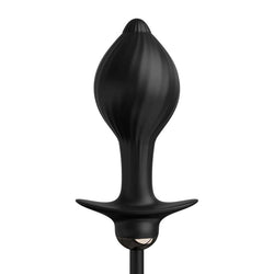 Anal Fantasy Elite Auto Throb Inflatable Vibrating Plug - 13 cm USB Rechargeable Inflatating Butt Plug