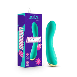 Aria Luscious AF - Teal 17.8 cm USB Rechargeable Vibrator