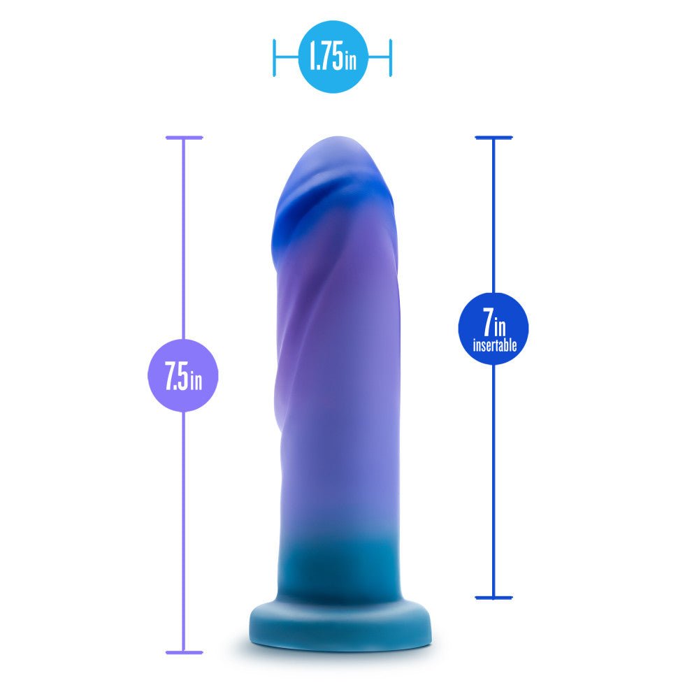 Avant - Midnight Rendezvous - Ocean Blue 19 cm Dildo