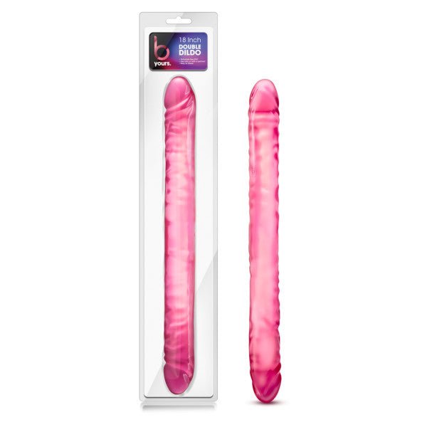 B Yours - 18'' Double Dildo Pink 45.7 cm (18'') Double Dong