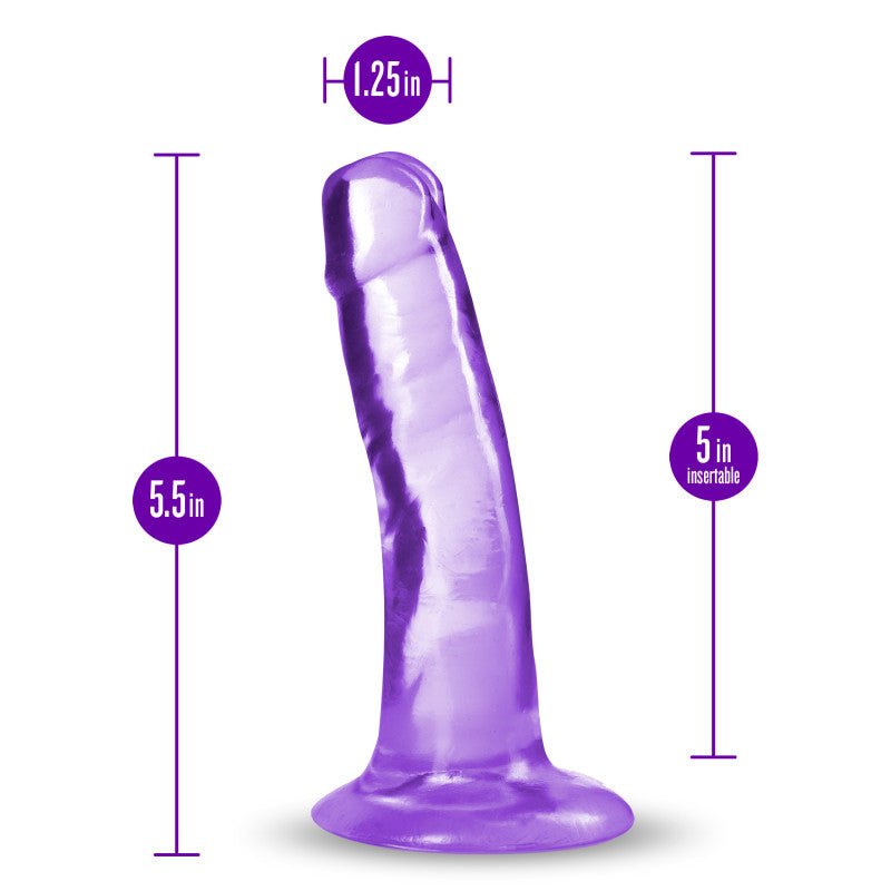 B Yours Plus Hard N Happy - Purple - Purple 14 cm (5.5'') Dong