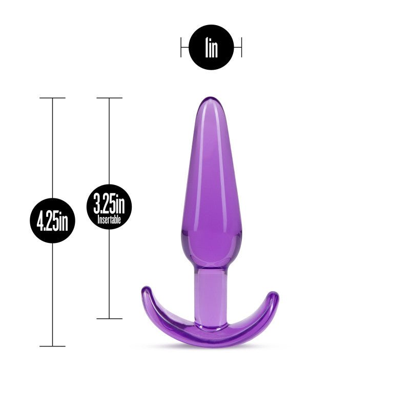 B Yours Slim Anal Plug Purple 10.8 cm