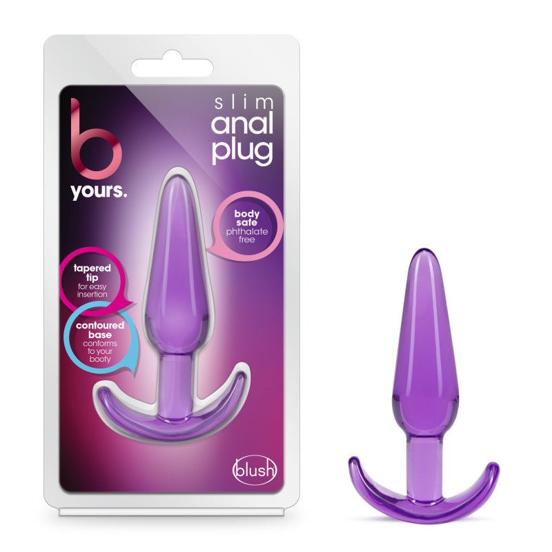 B Yours Slim Anal Plug Purple 10.8 cm