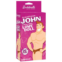 Bachelorette Party Favors - Travel - size John - Miniature Inflatable Male Love Doll