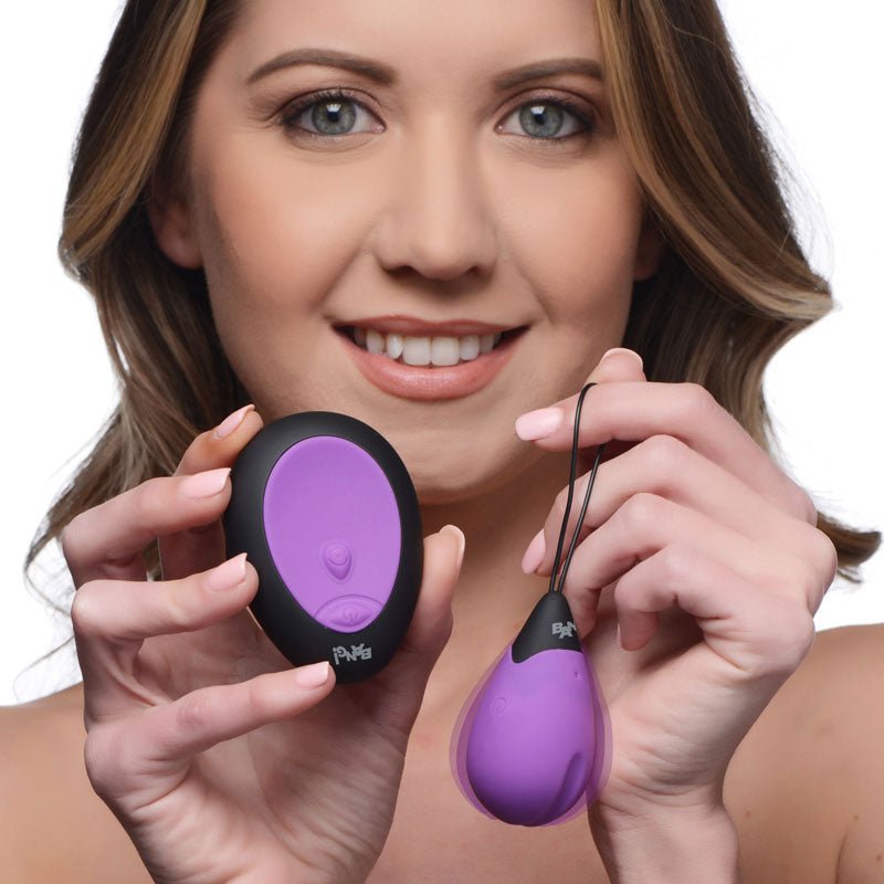 Bang!10X Vibrating Egg & Remote Purple