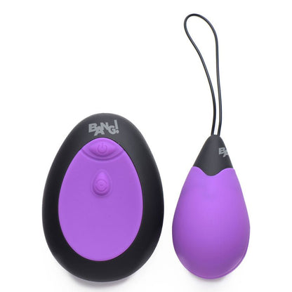 Bang!10X Vibrating Egg & Remote Purple