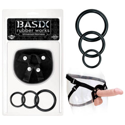 Basix Rubber Works Universal Harness - Black Strap - On Harness (No Probe Included)