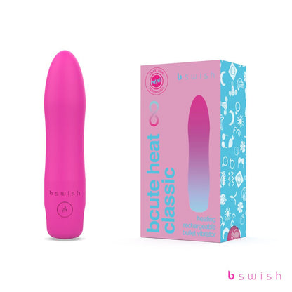 Bcute Infinite Heat Classic - Sunset Pink 10 cm USB Rechargeable Vibrator